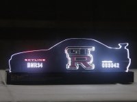 SKYLINE GTR LEDオーナメント（BNR34)