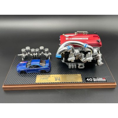 画像1: 〜 ENGINE MODEL PLUS 〜  NISSAN SKYLINE GT-R (BNR34, NISMO R-tune) エンジンモデルプラス with POWER CORE