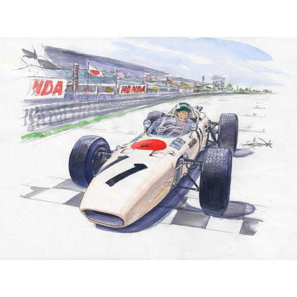 画像24: Honda RA272 First Victory Memorial Set (24)