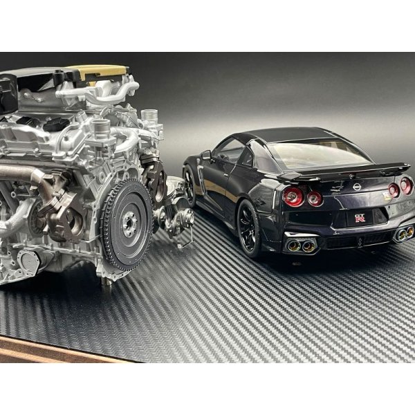 ミニカー　1/43 NISSAN GT-R Track edition engineered by NISMO T-spec 2024(ダークメタルグレー) [EM696E] Minicar 1/43 Nissan Gt-R Track Edition Engineered By Nismo T
